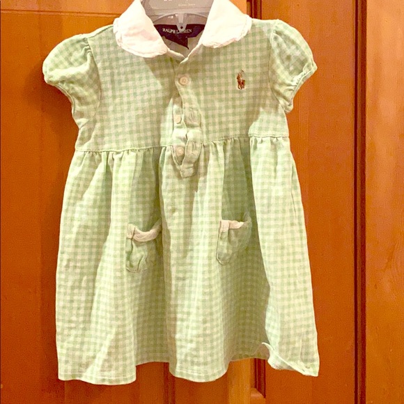 Ralph Lauren Other - Ralph Lauren gingham dress w Peter Pan neck line